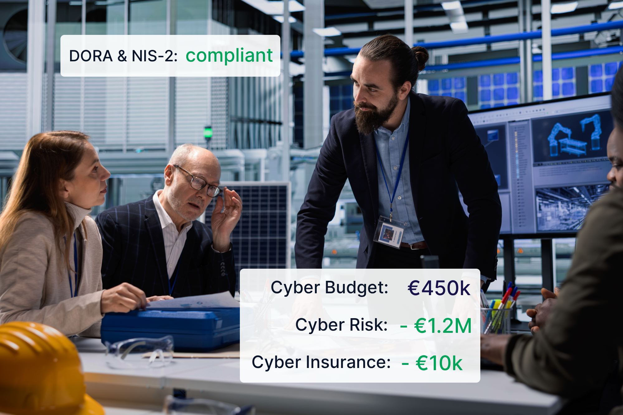 Cybersicherheit in Geschäftssprache übersetzen